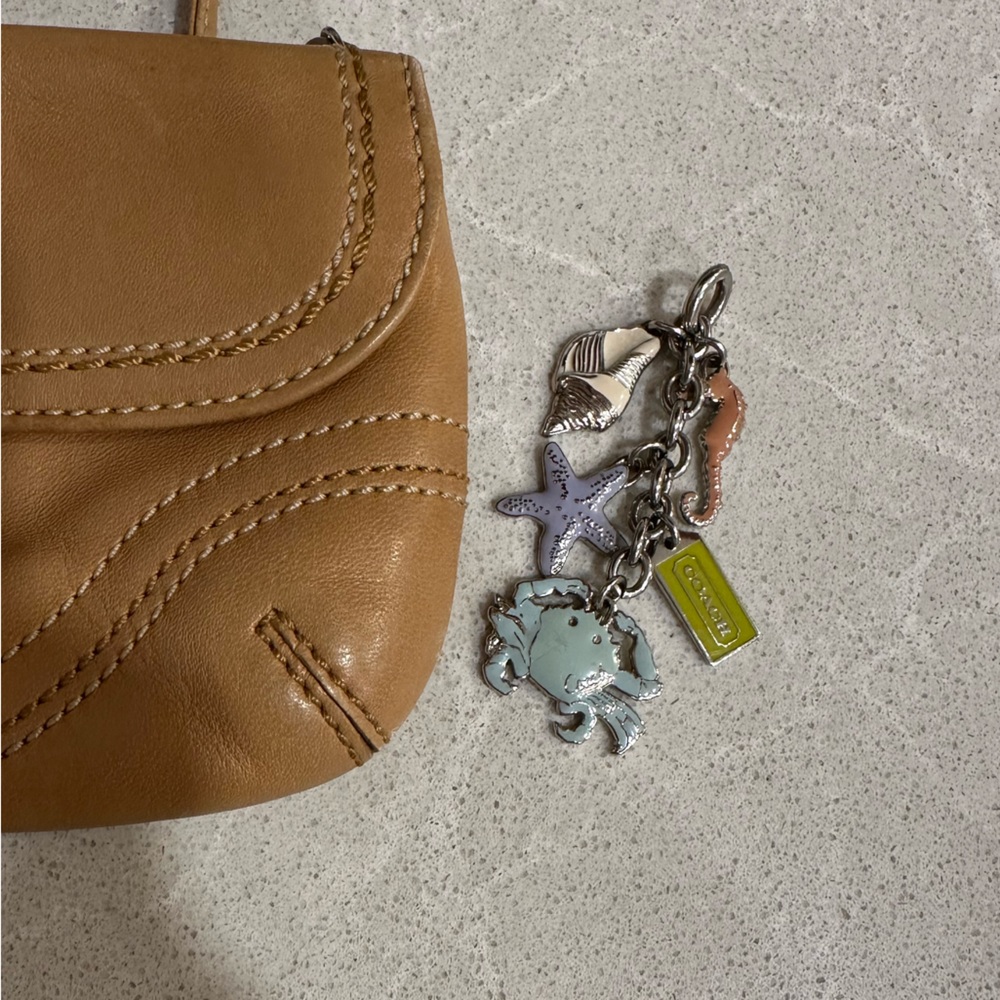 Coach wristlet and charm - Picture 5 of 8
